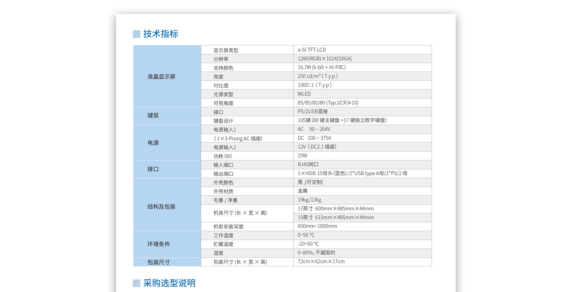 EMC和EMCI系列网口IP远程kvm切换器技术指标规格参数